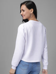 Kotty Women Off-White Printed Sweatshirt