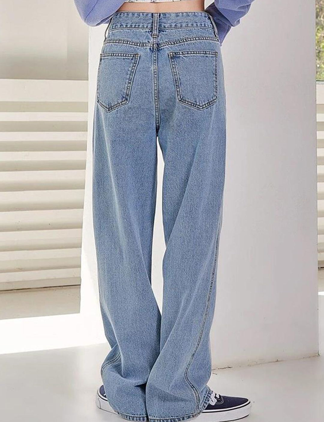 KOTTY Basics Women Jean Straight Fit High-Rise Stretchable Jeans