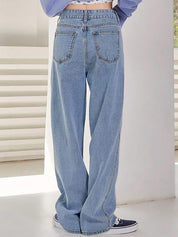 KOTTY Basics Women Jean Straight Fit High-Rise Stretchable Jeans