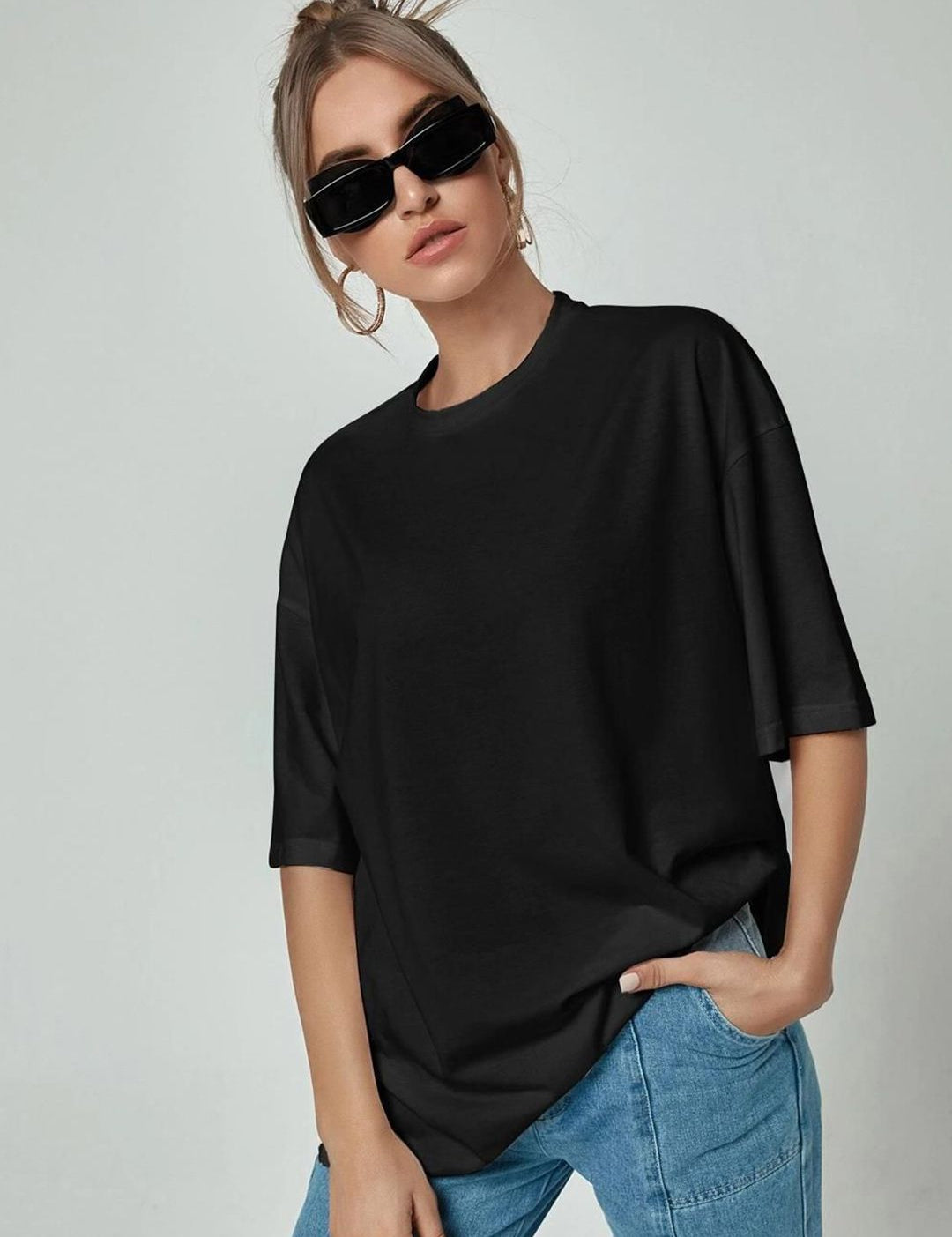 Kotty Round Neck Oversized T-shirt