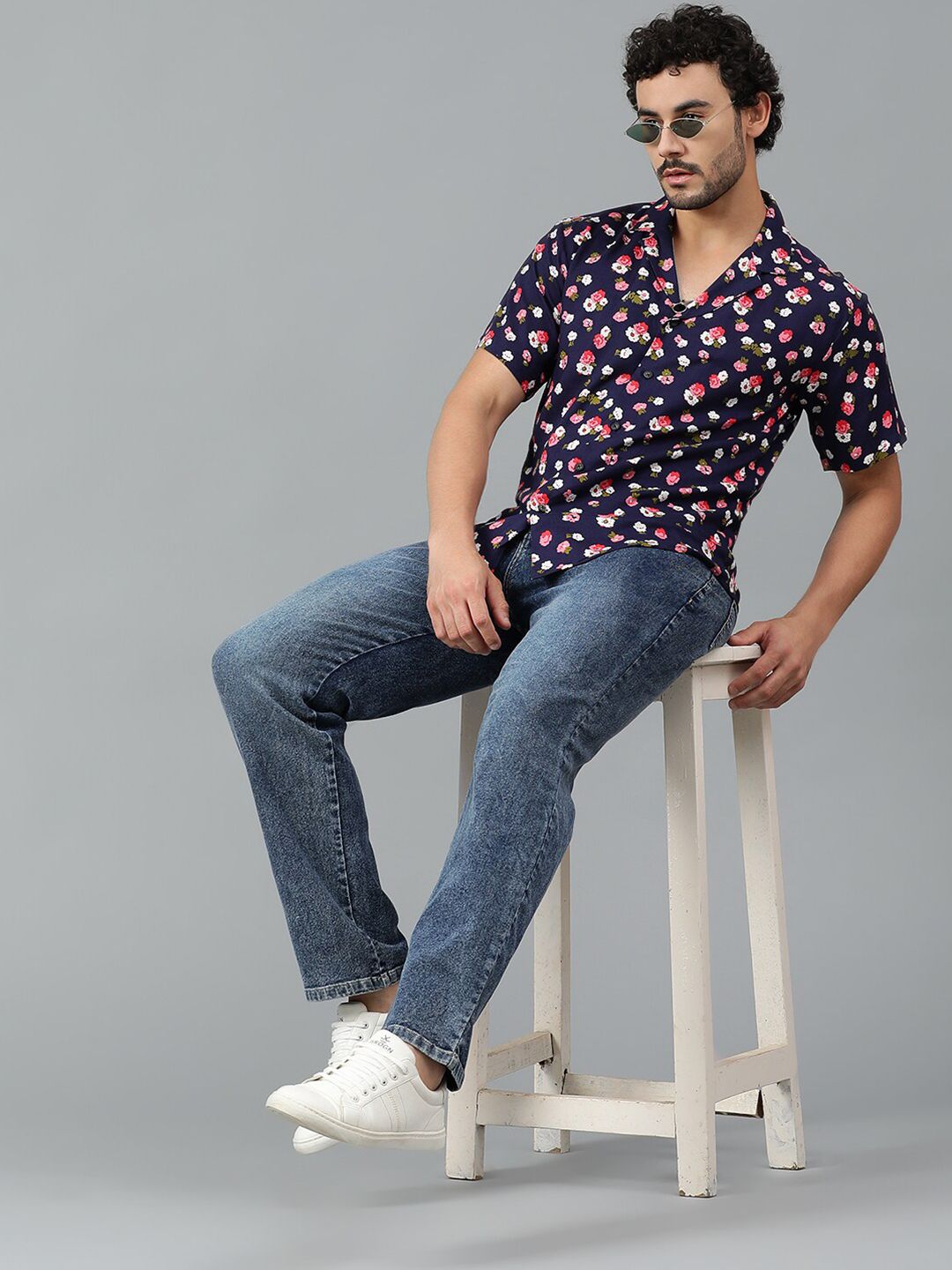 Kotty Men Floral Printed Casual Shirt