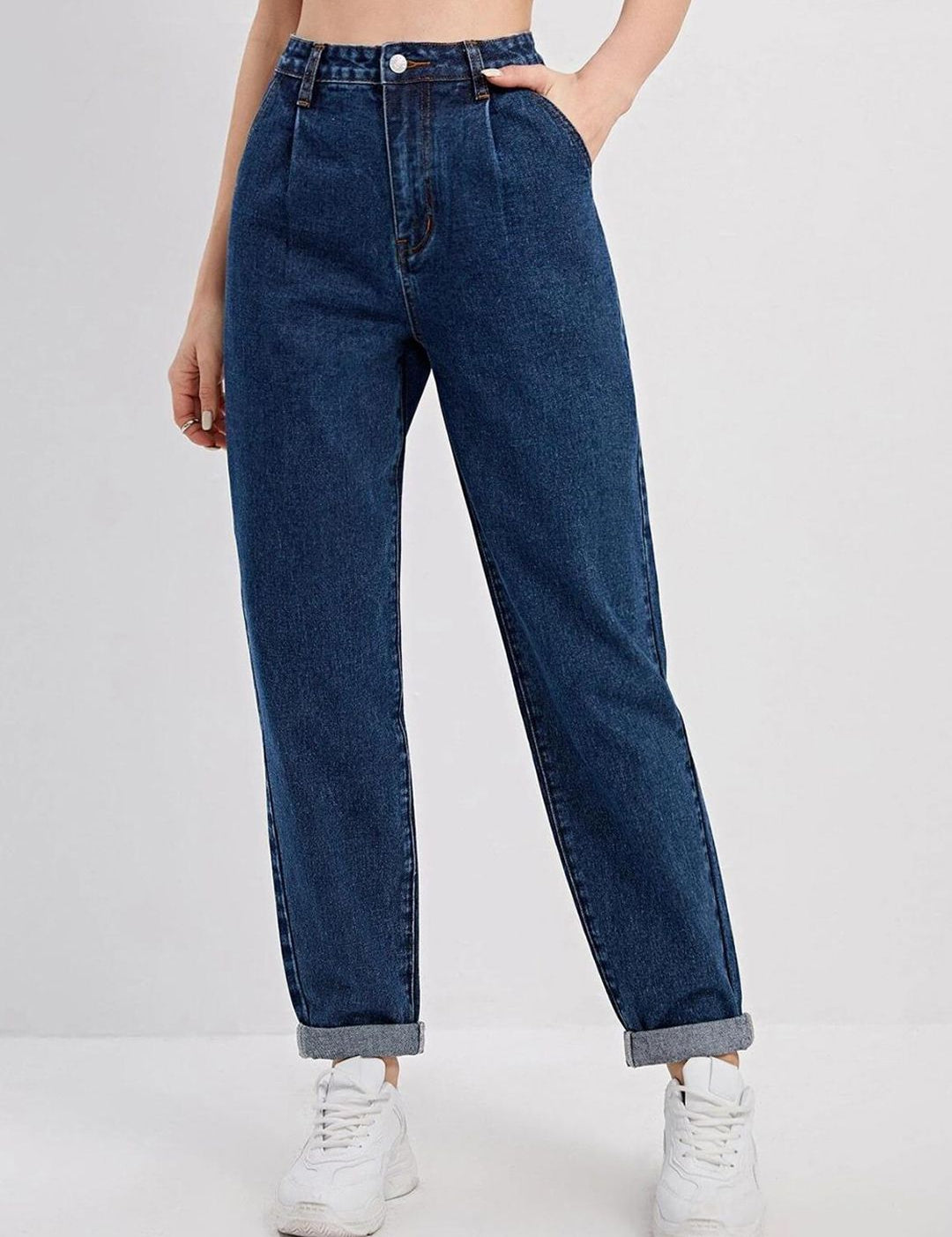 Kotty Women Blue Jean High-Rise Clean Look Stretchable Jeans