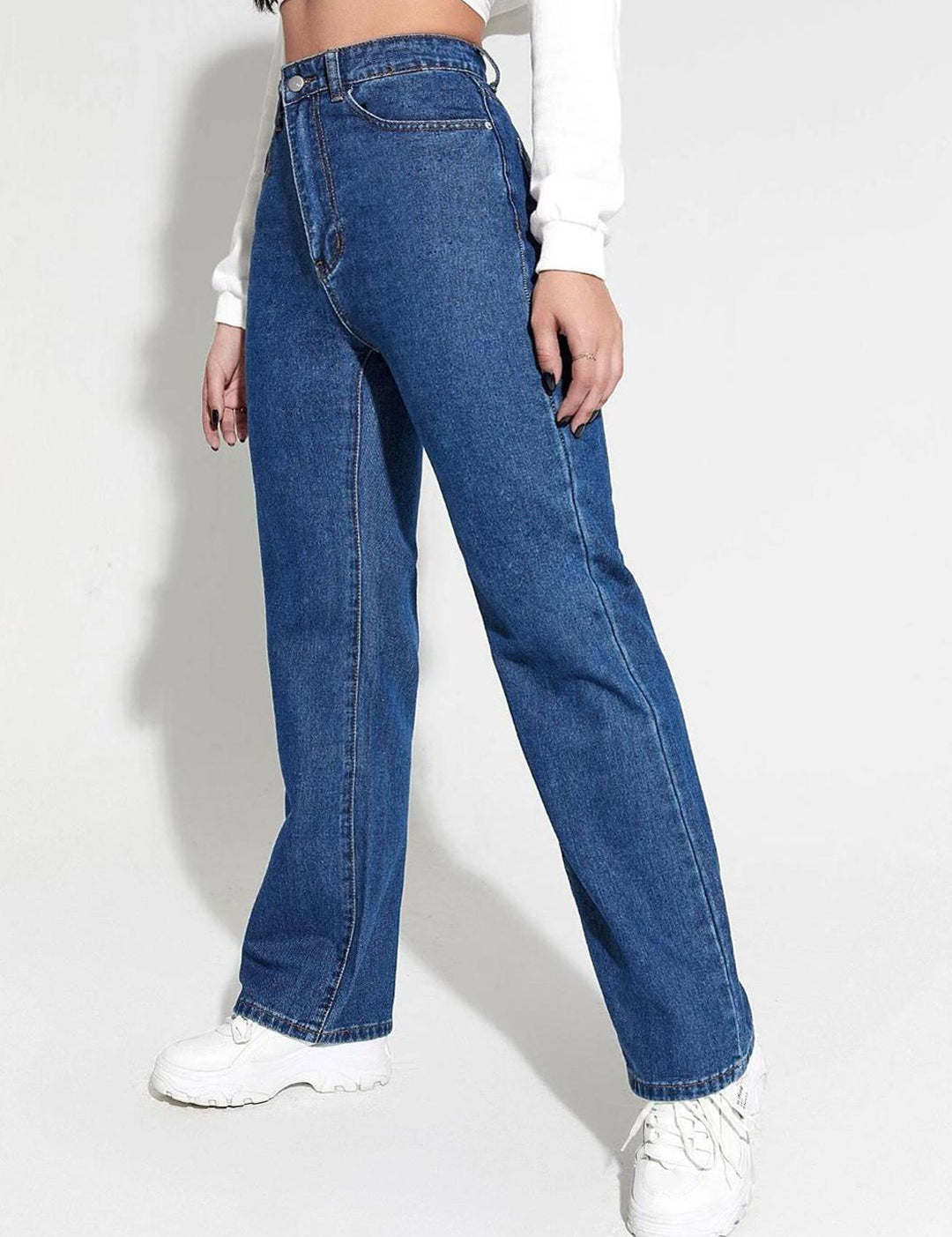 Kotty Women Jean High-Rise Clean Look Stretchable Jeans