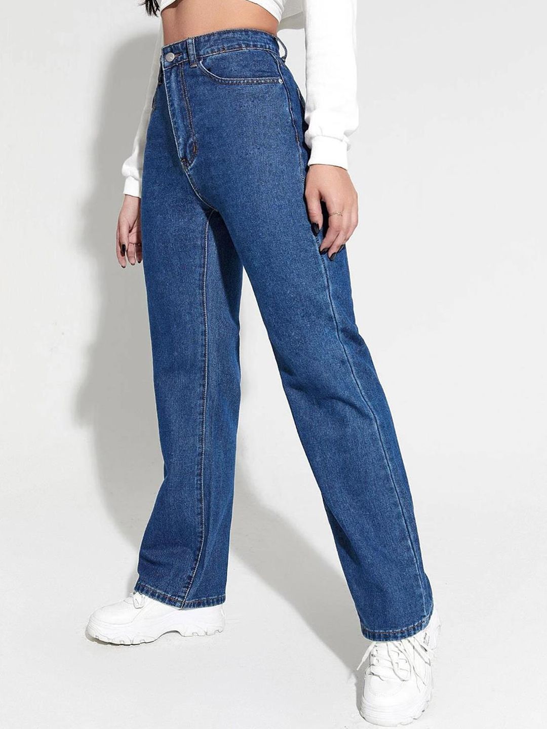 Kotty Women Jean High-Rise Clean Look Stretchable Jeans