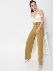 KOTTY BIZwear Pack Of 2 Women Relaxed Straight Fit High-Rise Pleated Trousers