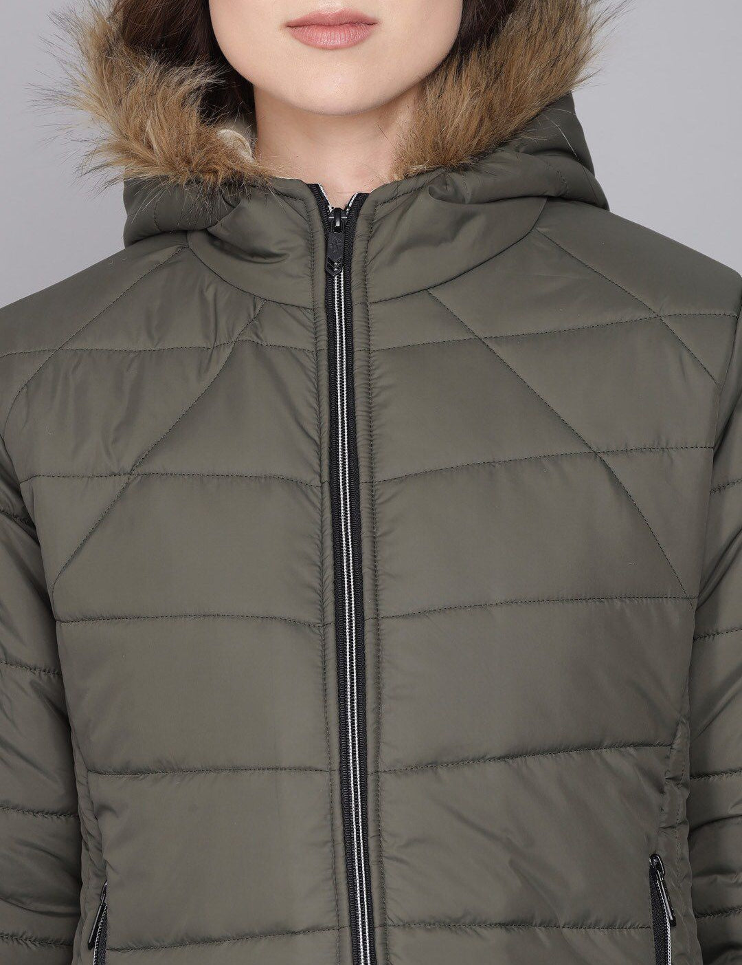 Kotty Women Grey Insulator Padded Jacket