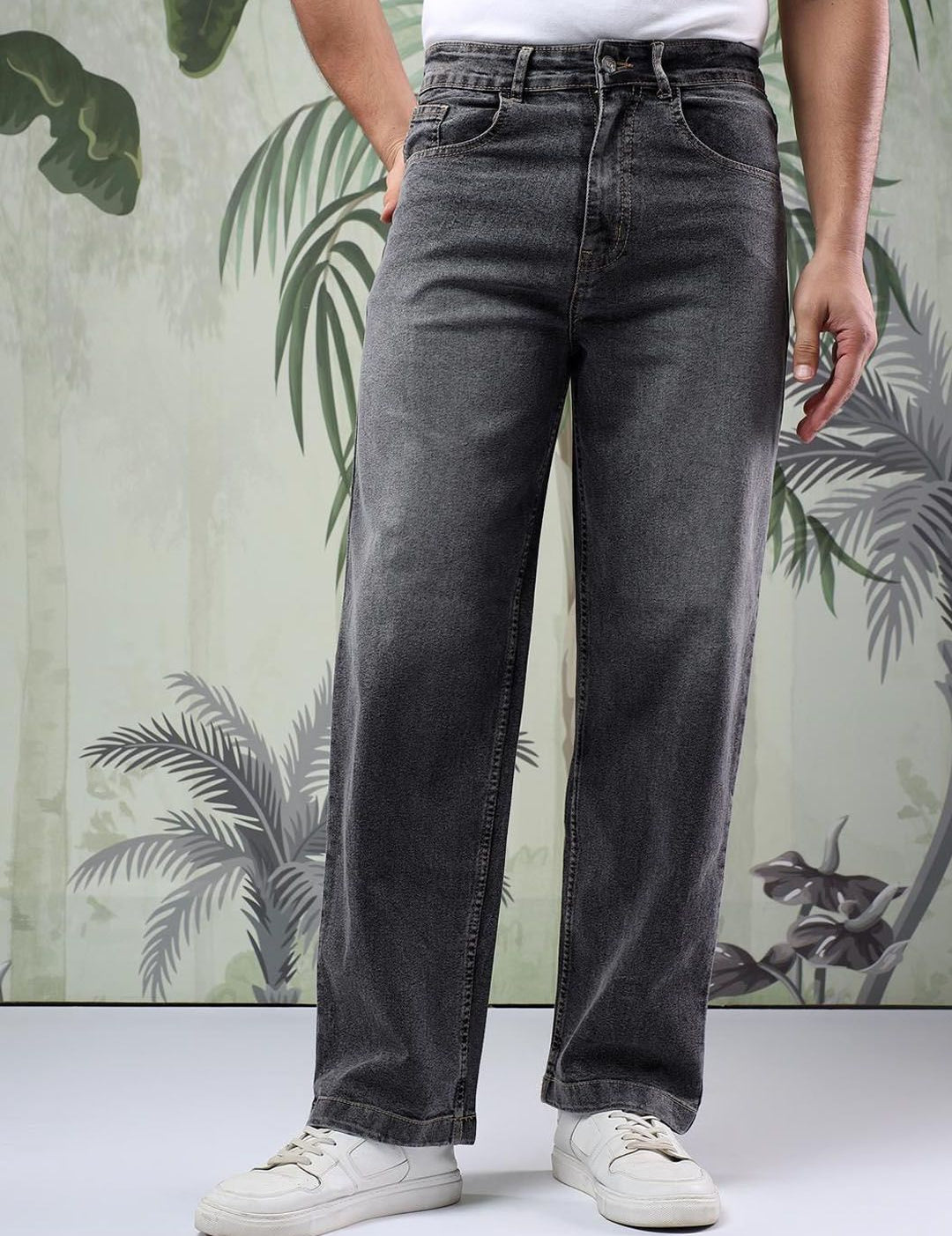 Kotty Men Regular Fit Low-Rise Stretchable Jeans