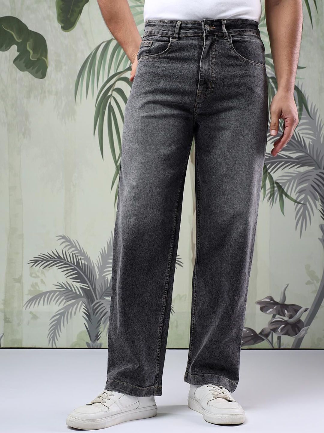 Kotty Men Regular Fit Low-Rise Stretchable Jeans