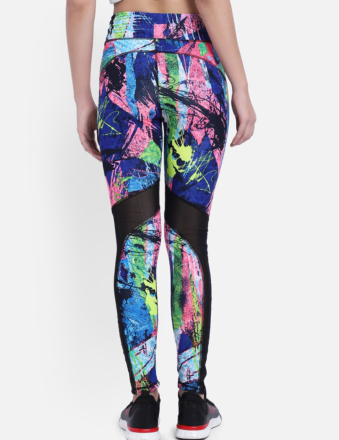 Kotty Women Blue & Pink Printed Tights