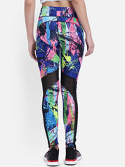 Kotty Women Blue & Pink Printed Tights