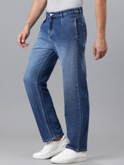 Kotty Men Jean Low-Rise Clean Look Heavy Fade Stretchable Jeans