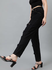 Kotty Women Jean Slim Fit Mildly Distressed Stretchable Jeans