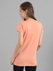 Kotty Typography Printed Round Neck T-shirt