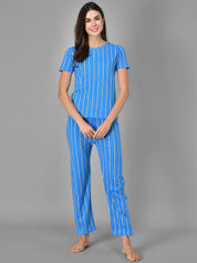 Kotty Striped Cotton Lounge Pants