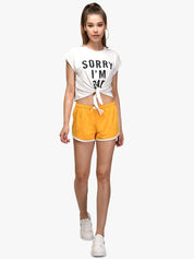 Kotty Women Pack of 2 Solid Lounge Shorts