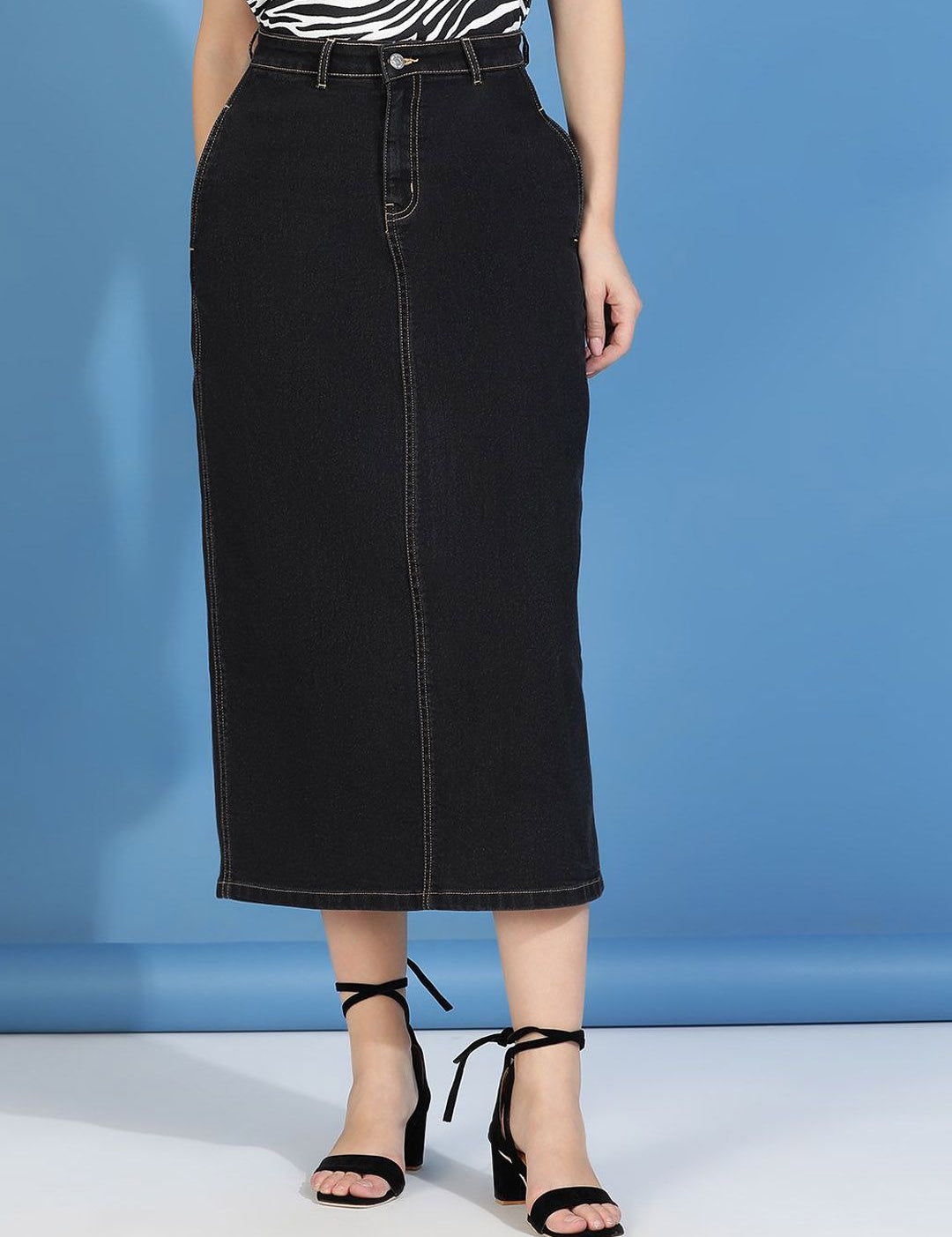 Kotty Straight Midi Skirt