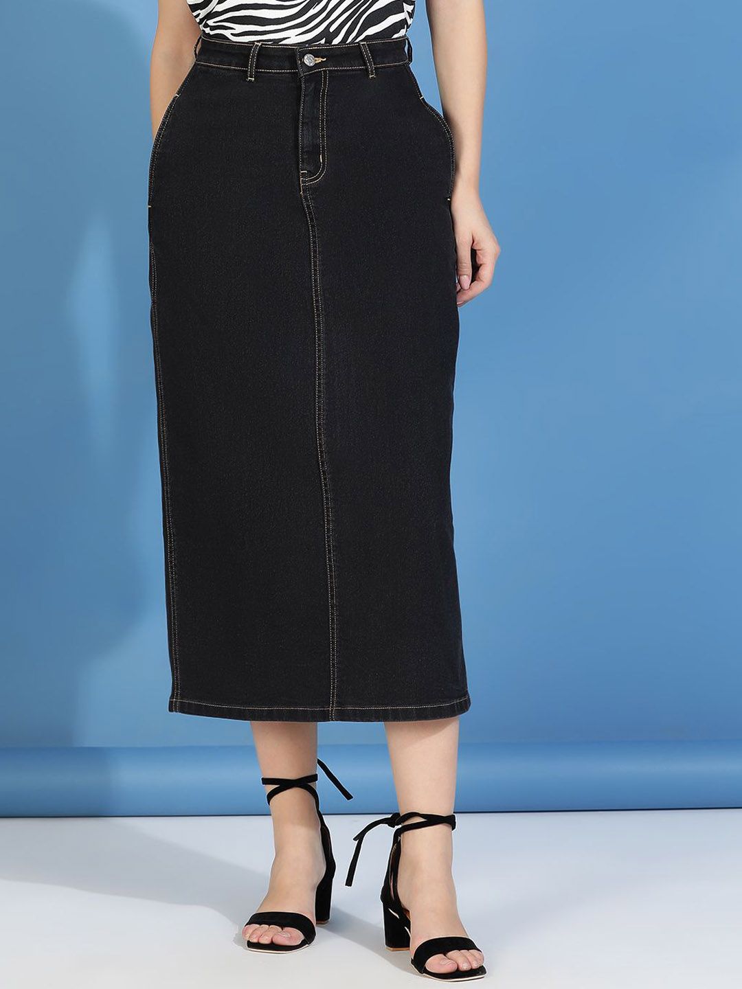 Kotty Straight Midi Skirt