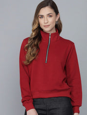 Kotty Women Maroon Sweatshirt
