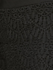 Kotty Women Black Self Design Lounge Shorts