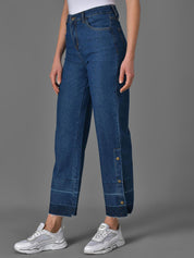 Kotty Women Straight Fit High-Rise Stretchable Jeans