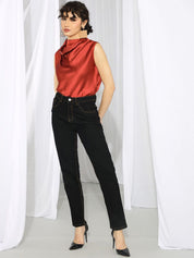 KOTTY Basics Women Slim Fit High-Rise Clean Look Stretchable Jeans