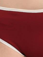 Kotty Women Maroon Solid Hipster Briefs KTTWOMENSPANTY10