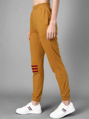 Kotty Women Mustard Yellow Solid Joggers