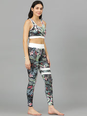 Kotty Round Neck Sleeveless Printed Night suit