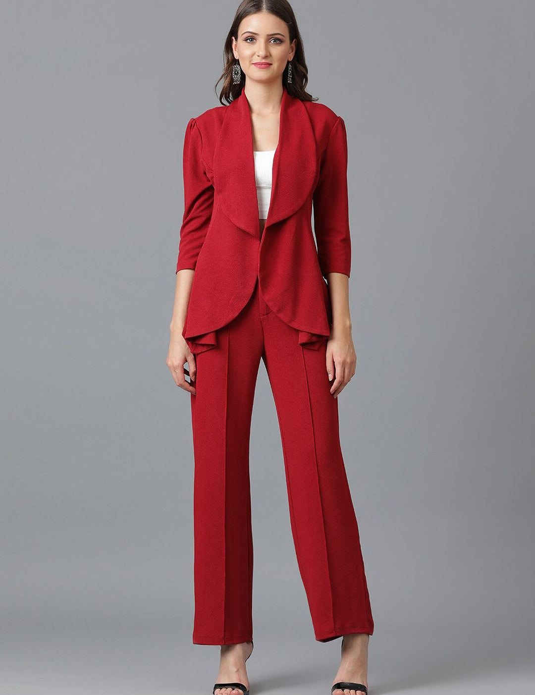 KOTTY BIZwear Shawl Neck Coat With Trouser