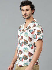 Kotty Men Tropical Printed Casual Shirt