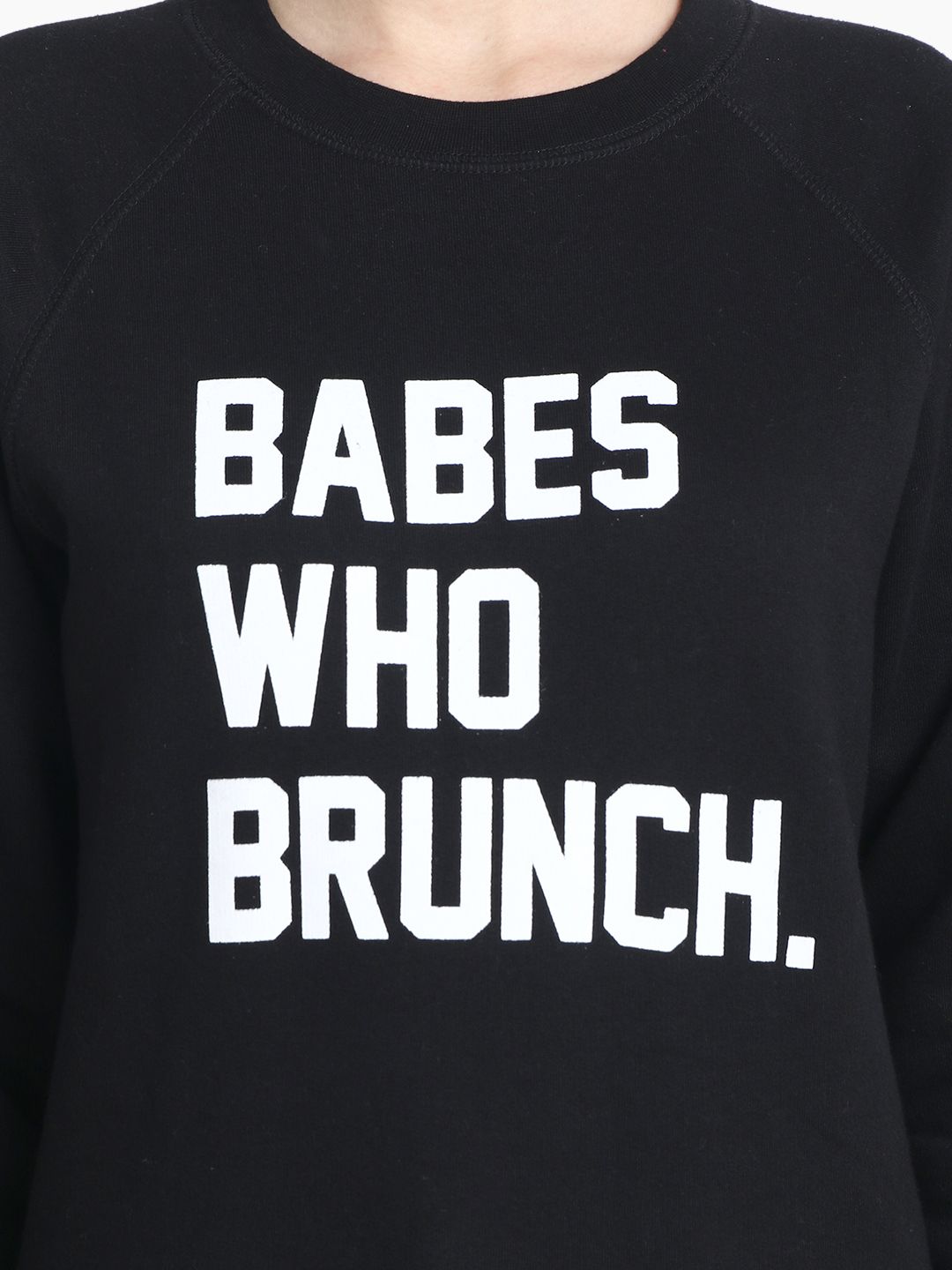 Kotty Women Black Printed Sweatshirt