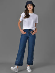 Kotty Women Straight Fit High-Rise Stretchable Jeans