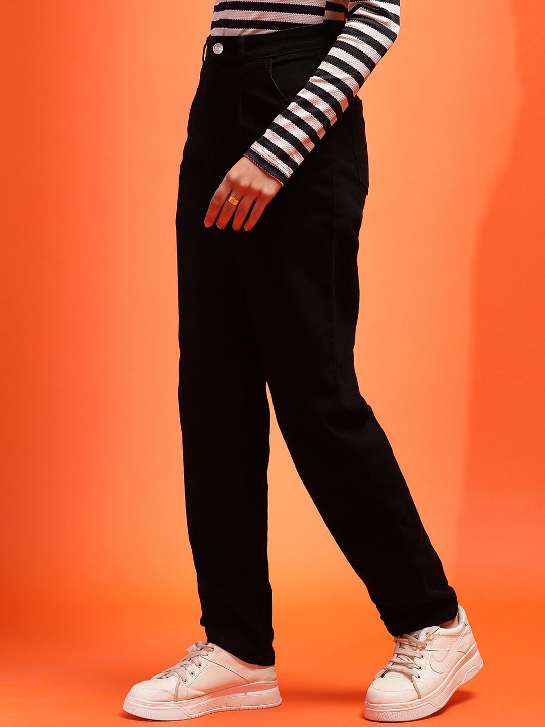 Stylecast X KOTTY Basics Women Slim Fit High-Rise Clean Look Stretchable Jeans