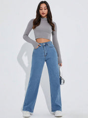 Kotty Women Baggy High-Rise Stretchable Jeans