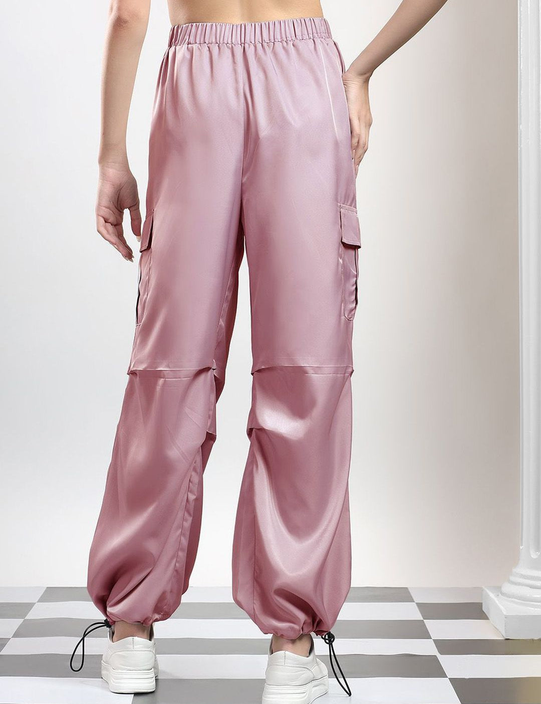 Kotty Women Jogger High-Rise Parachute Trousers