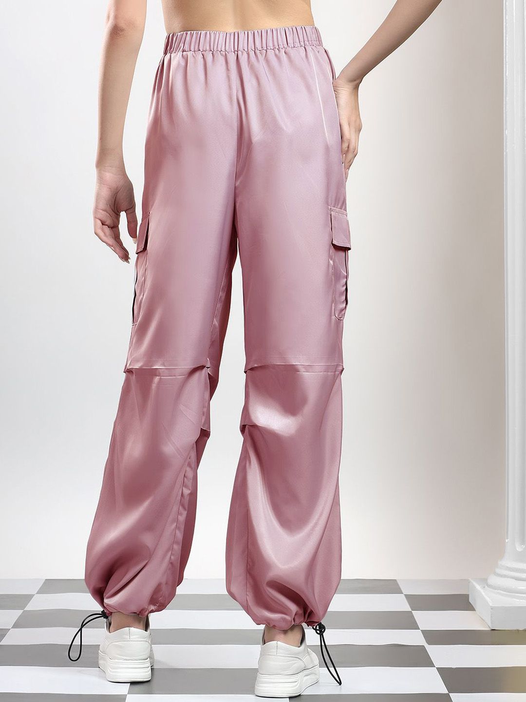 Kotty Women Jogger High-Rise Parachute Trousers