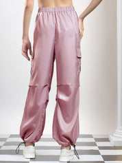 Kotty Women Jogger High-Rise Parachute Trousers