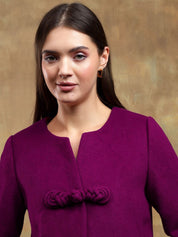 Kotty Solid Long Sleeves Overcoat