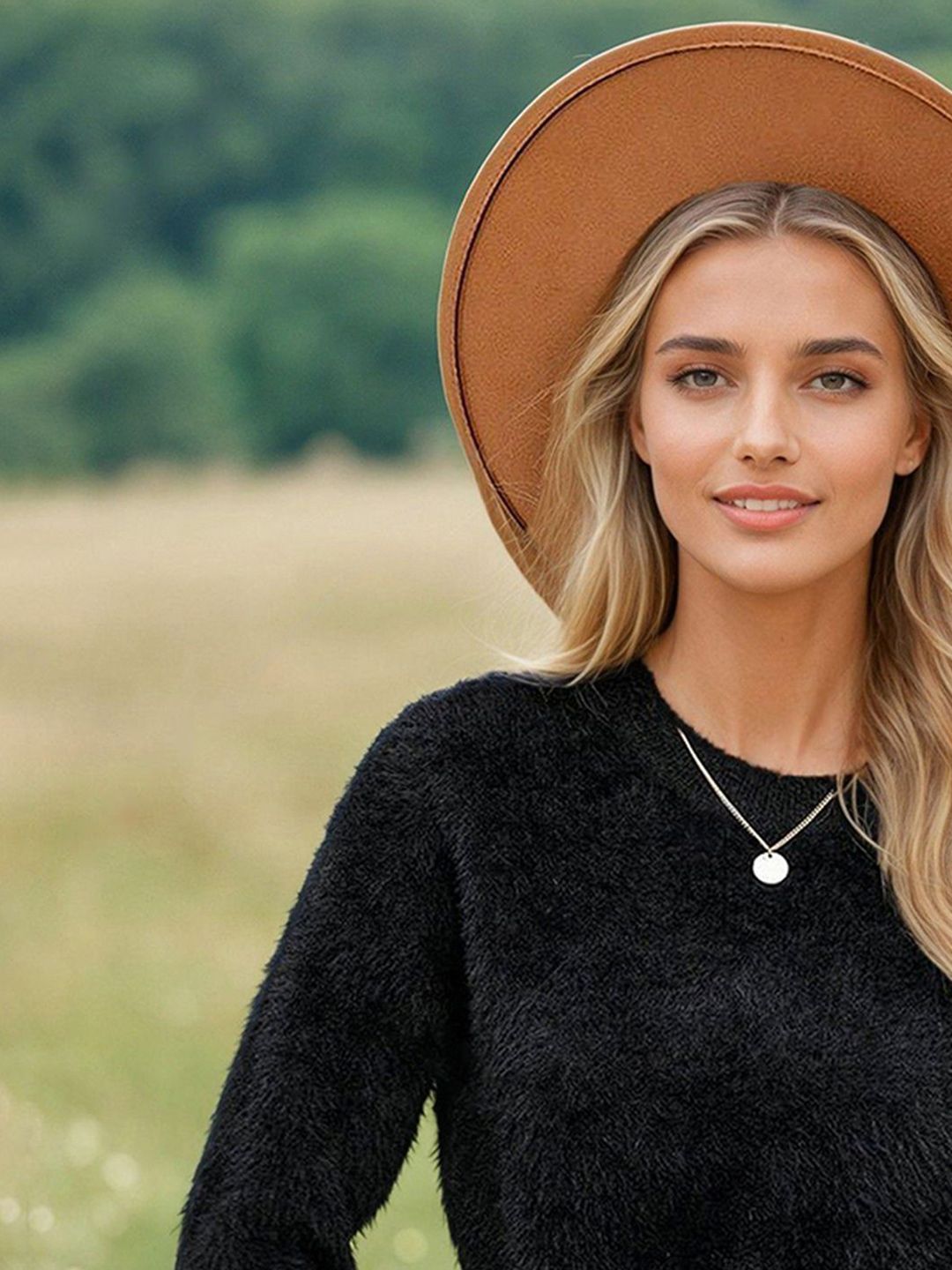 Kotty Women Cotton Solid Round Neck Long Sleeves Pullover