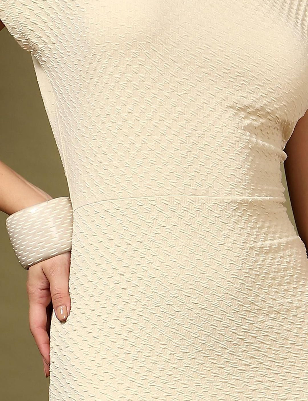 Kotty Women Side Slit Bodycon Midi Dress