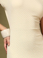 Kotty Women Side Slit Bodycon Midi Dress