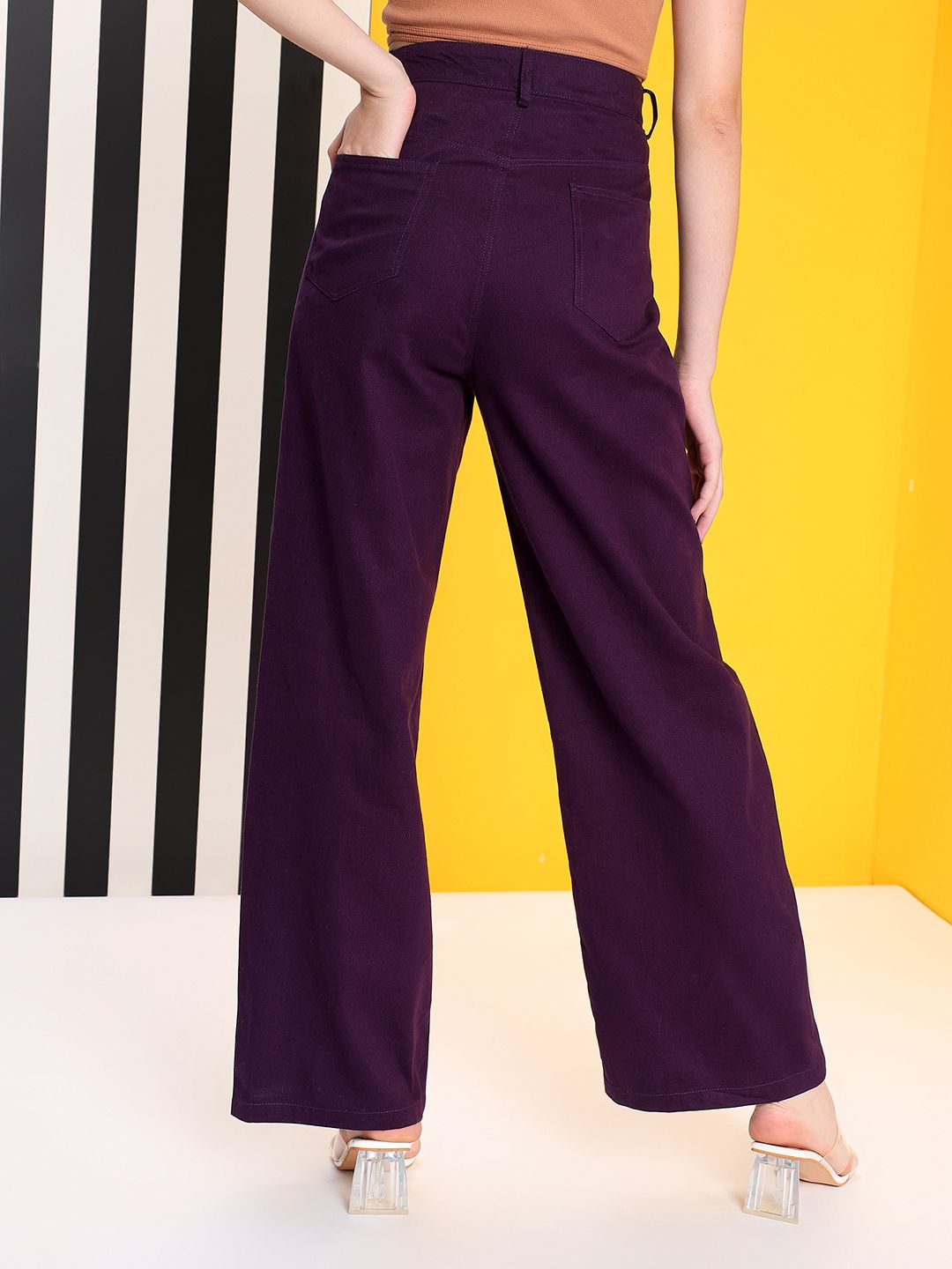 Kotty Women Jean Straight Fit High-Rise Stretchable Jeans