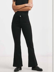 Kotty Women Bootcut High-Rise Cotton Stretchable Jeans