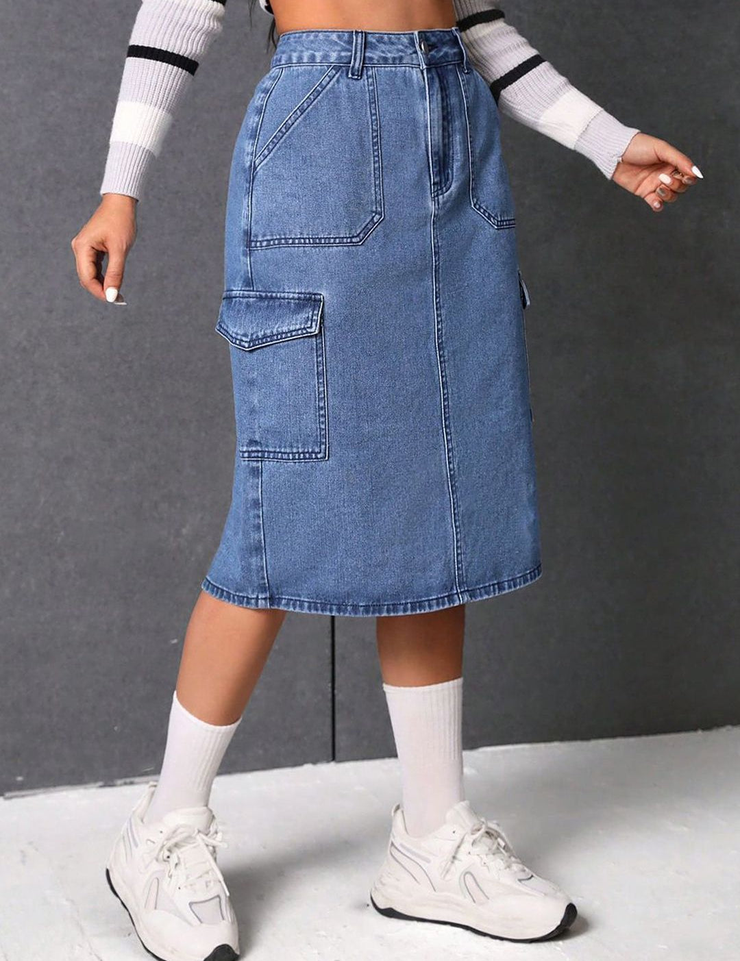  Kotty Straight Midi Skirts