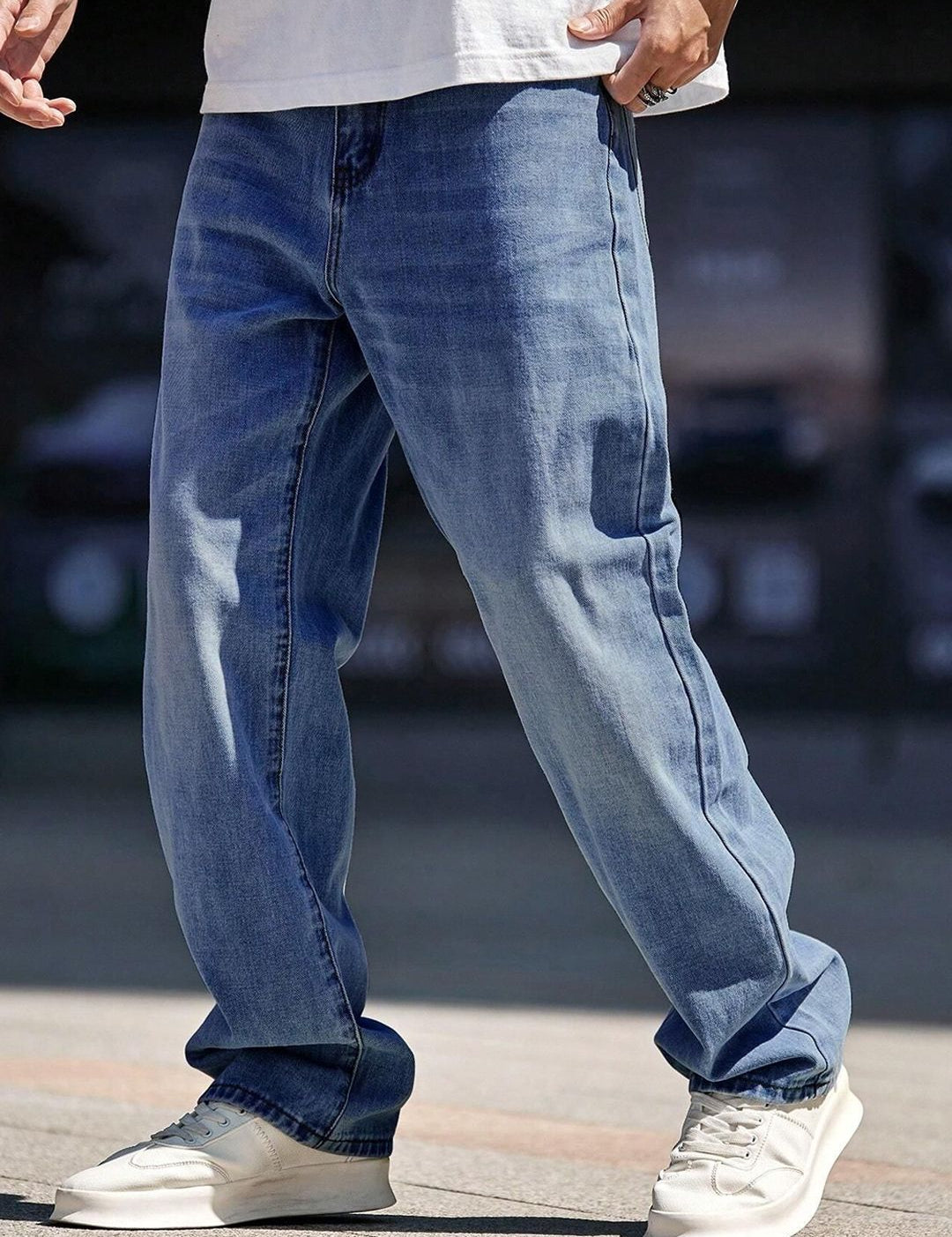 Kotty Men Regular Fit Low-Rise light Fade Stretchable Jeans