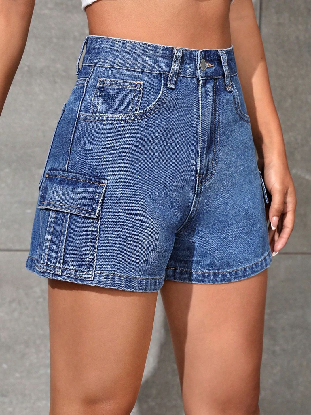 Kotty Women High-Rise Denim Shorts