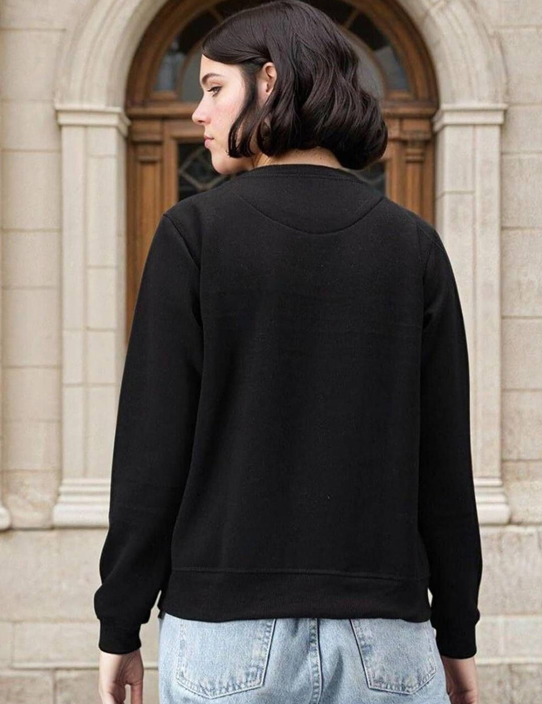 Kotty Women Typography Printed Full Sleeve Sweatshirt