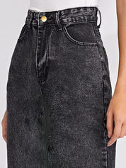 Kotty  Women Solid Pencil Knee-Length Skirt