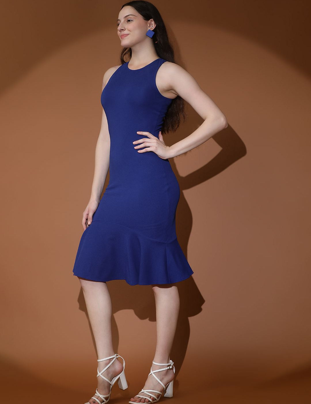 Kotty Women Fit and Flare Midi Dress