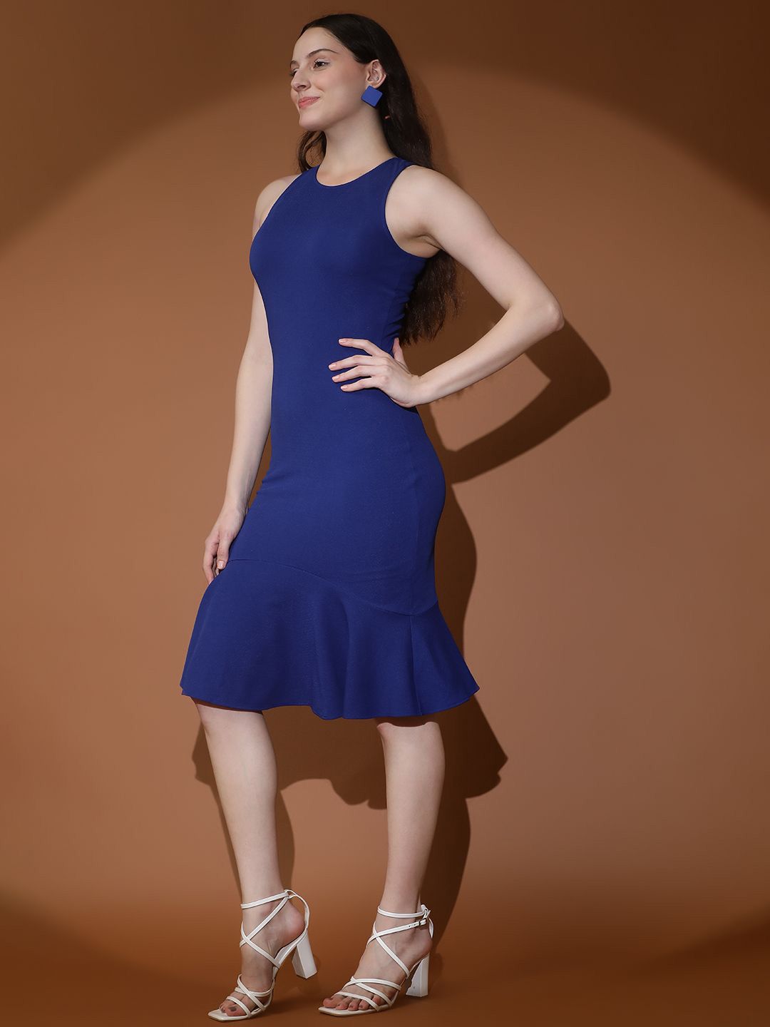 Kotty Women Fit and Flare Midi Dress